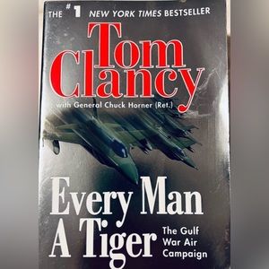 🍄NEW Novel Paperback Book Tom Clancy “Every Man A Tiger” NY Times Bestseller